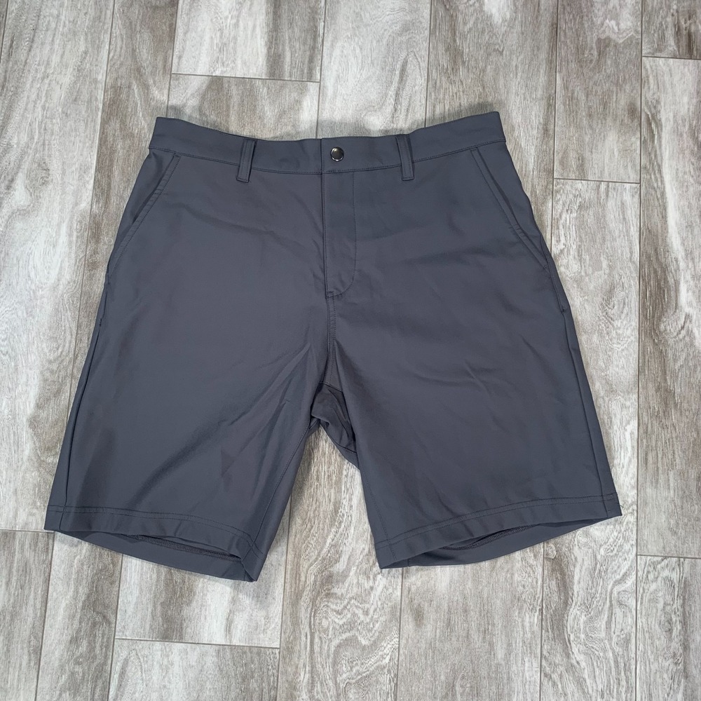 State And Liberty Shorts Mens Size 34 Gray 9" Inseam Chino Golf